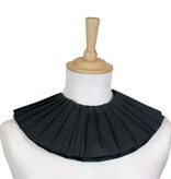 Pietenkraag zwart crêpepapier (2 lagen)