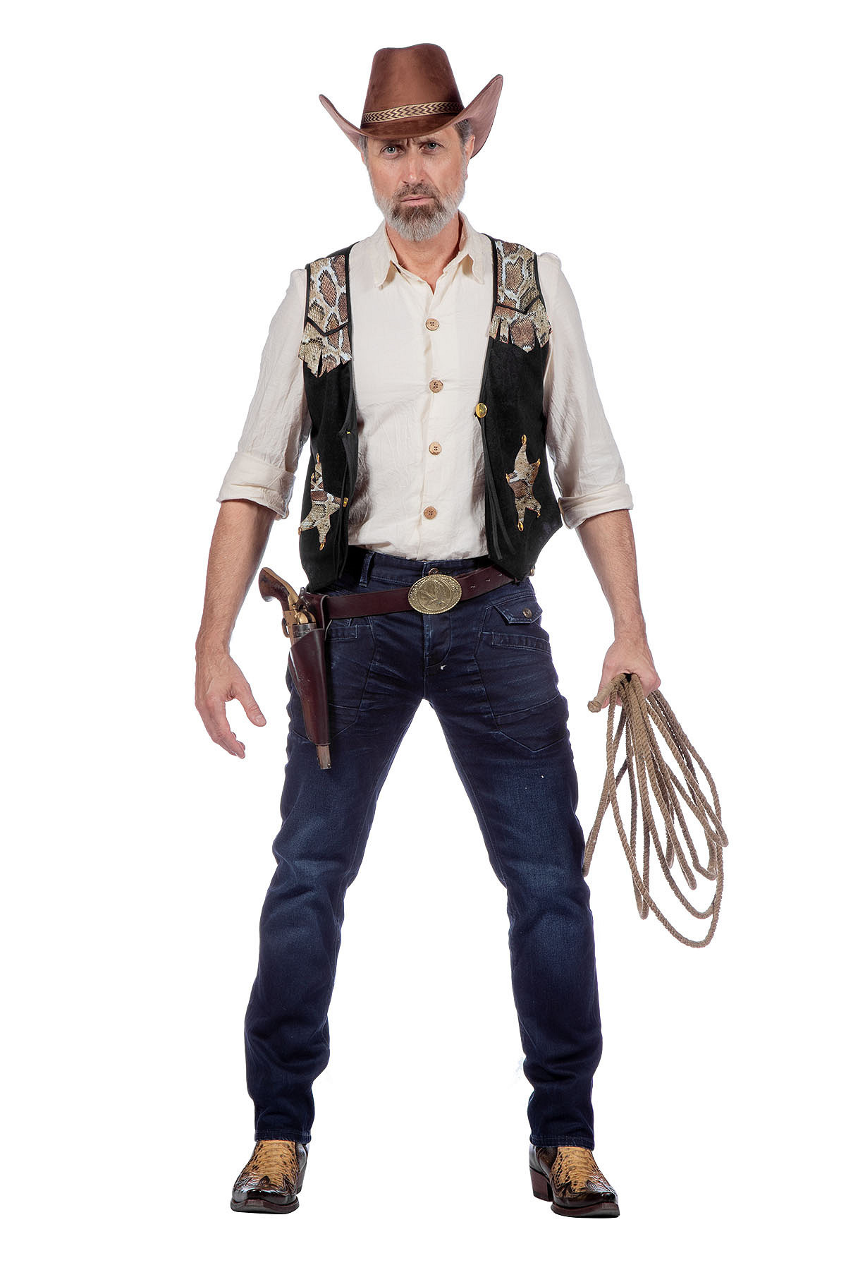 Heren Cowboyvest afbeelding