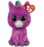 Ty Knuffel Rosette Unicorn Paars 15cm