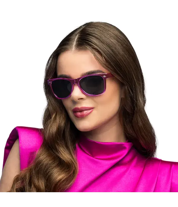 Partybril Metallic Roze