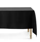 Tafelkleed Stof Mat Zwart (180x300cm)