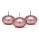 Drijvende Kaars Metallic Rose Goud (50st)