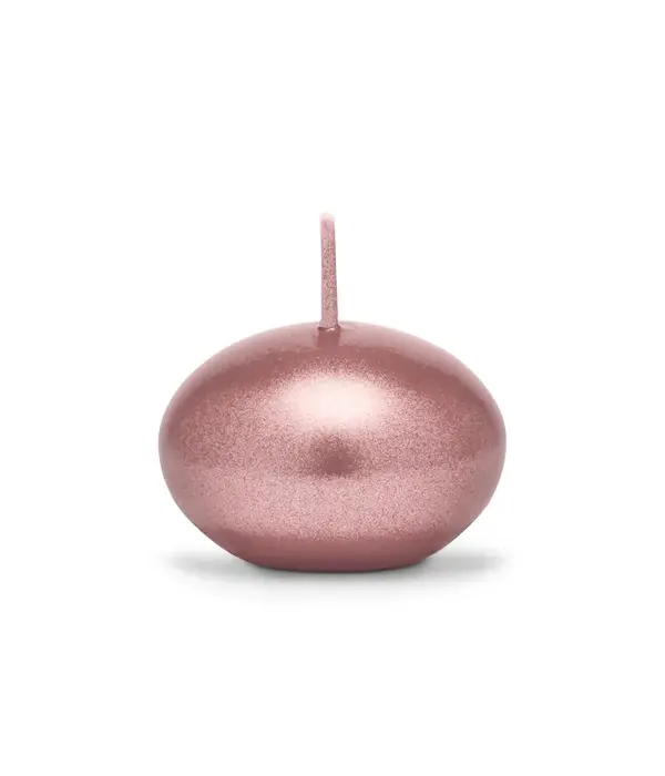 Drijvende Kaars Metallic Rose Goud (50st)