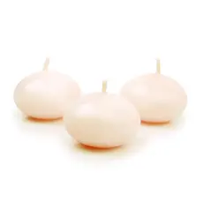 Drijvende Kaars Mat Creme (50st)