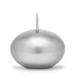 Drijvende Kaars Metallic Zilver(50st)