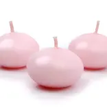 Drijvende Kaars Mat Roze (50st)