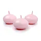 Drijvende Kaars Mat Roze (50st)