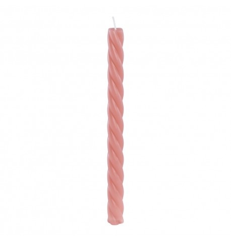 Set Roze Spiraalvormige Kaars (2.2x26cm) afbeelding