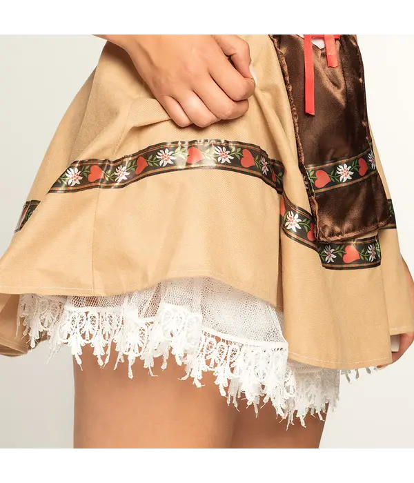 Alphine girl kostuum Luxe