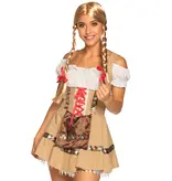 Alphine girl kostuum Luxe