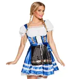 Tiroler jurkje Helena blauw