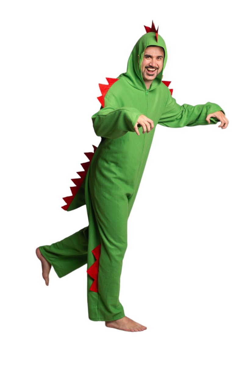 Onesie Dinosaurus Volwassen afbeelding
