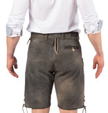 Lederhose Stone Grey Heren Echt Leer