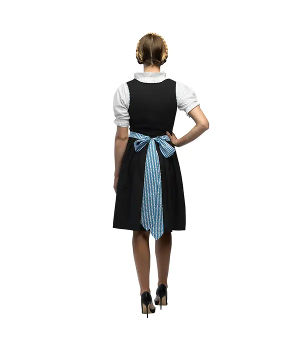 Oktoberfeest Kostuum Frau Fischer blauw