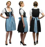 Oktoberfeest Kostuum Frau Fischer blauw