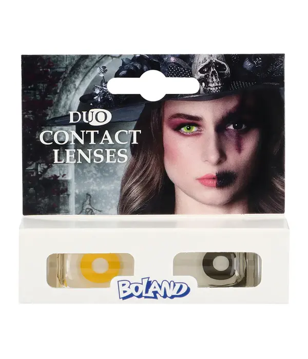 Paar 3-maands duolenzen Crazy witch