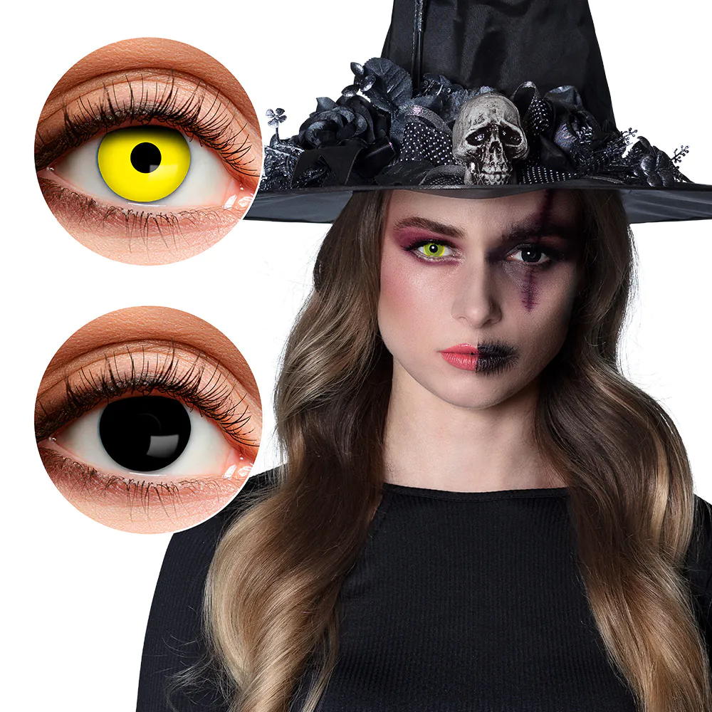 Paar 3-maands duolenzen Crazy witch afbeelding