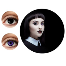 Duo black witch/purple Monster Maandlenzen