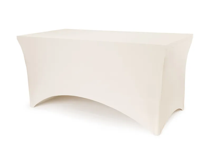 Tafelhoes Cappuccino Stretch Spandex 183x76x74cm afbeelding