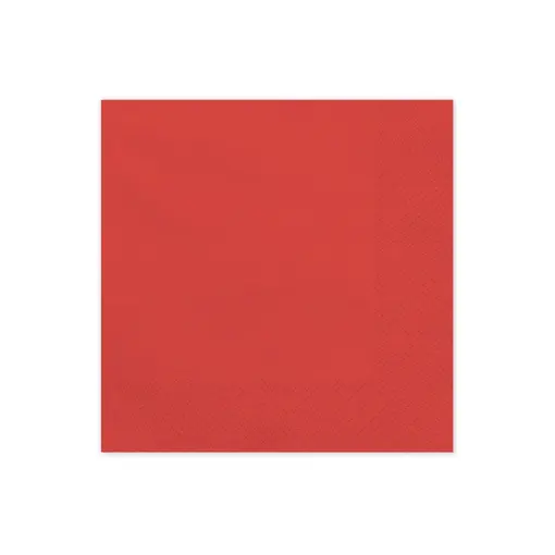 Donkerrode servetten 20 stuks