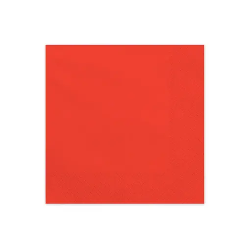 Servetten Rood 33x33cm (20st)