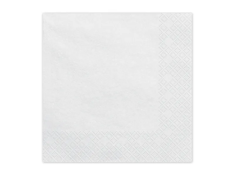 Witte servetten 20 stuks