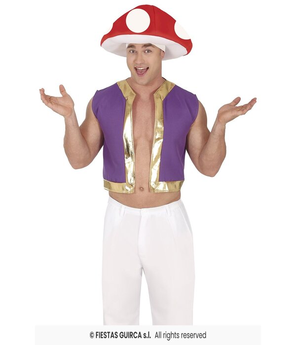 Toad Kostuum Volwassenen