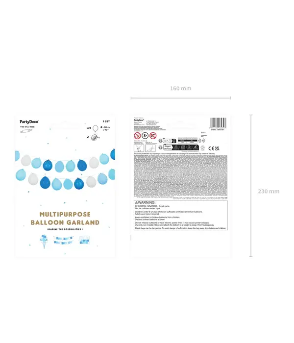 Ballonnen Slinger 3 in 1 Blauw
