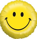 Smiley Folieballon Geel (45cm)