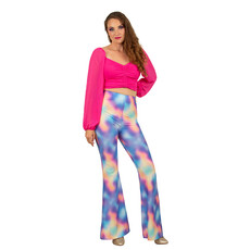 Flared broek Dames Kaleidoscoop