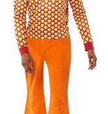 70's Hippiekostuum Heren Oranje