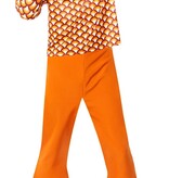 70's Hippiekostuum Heren Oranje