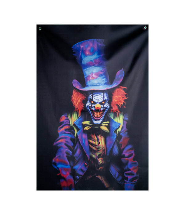 Halloween Doek Raamdecoratie Clown
