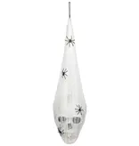 LED decoratie Spinnenweb schedel (20x15cm)