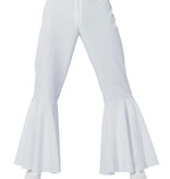 Hippie broek bi-stretch man wit