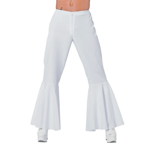 Hippie broek bi-stretch man wit