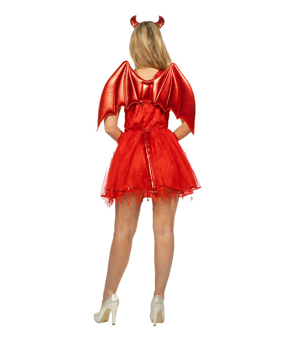 Jurkje Duivel Vrouw met vleugels en tiara