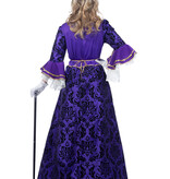 Venetiaanse Jurk Paars Dames Premium