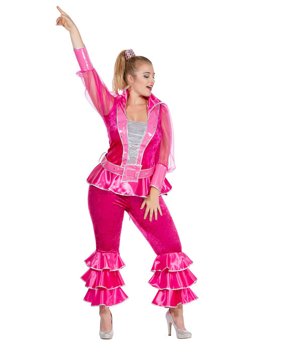 Mama Mia kostuum luxe pink