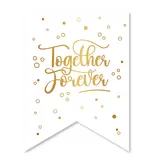 Bruiloft Banner Together Forever 6m
