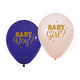 Gender Reveal Ballonnen Blauw Roze 30cm (8st)