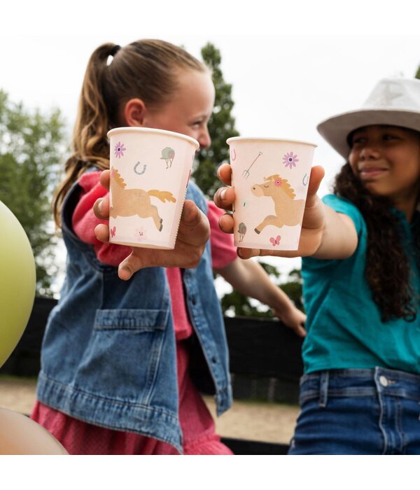 Bekers Happy Horses 250 ml (8st)