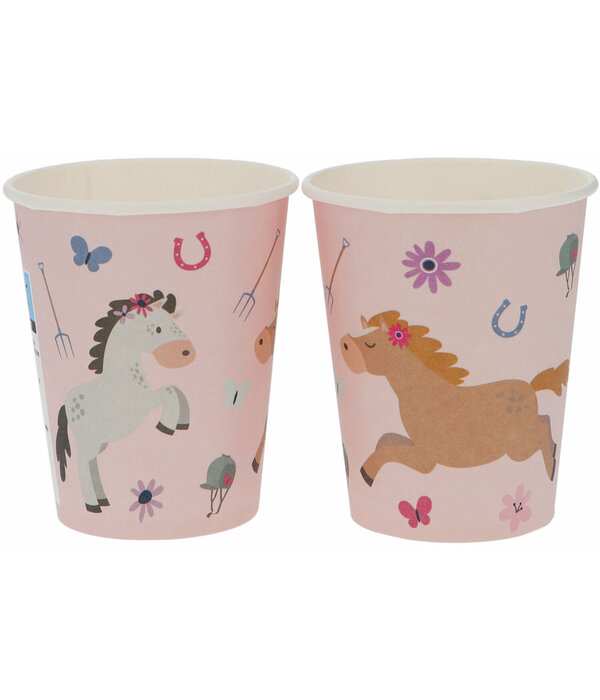 Bekers Happy Horses 250 ml (8st)