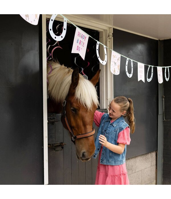 Vlaggenlijn Happy Horses (6m)