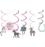 Hangdecoratie Paarden Happy Horses (6st)