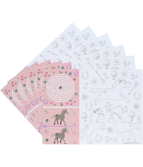 Activiteiten Placemat Happy Horses (6st)