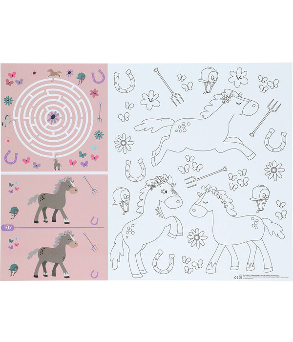 Activiteiten Placemat Happy Horses (6st)