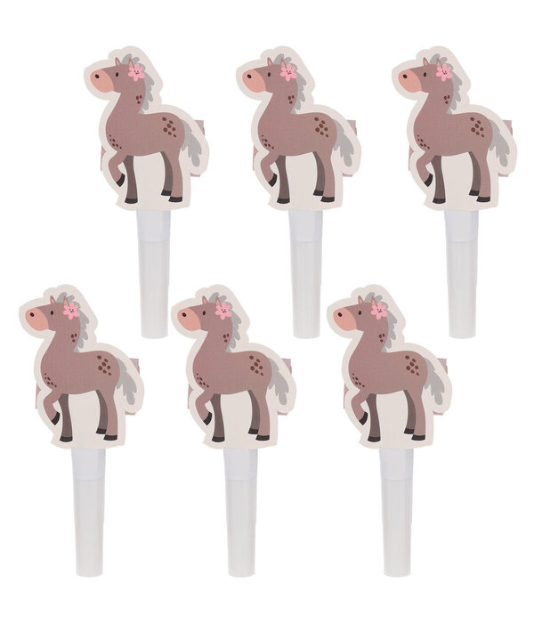 Roltongen Happy Horses (6st)