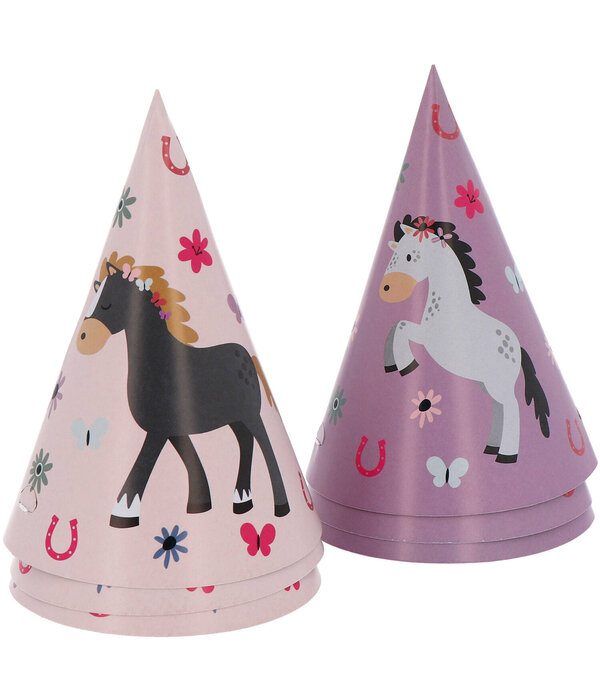 Feesthoedjes Happy Horses (6st)