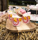 Cupcake Decoratie Set Happy Horses (6st)